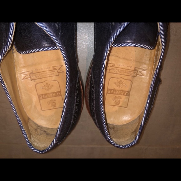 O’Keeffe Blue Leather Brogues - Picture 6 of 6